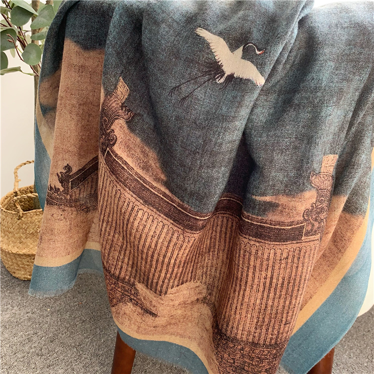 Warm Winter Clothing - Scialli con nappe in puro cashmere