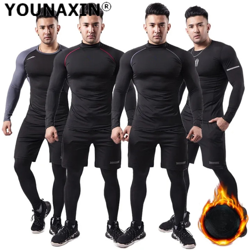 Warm Winter Clothing - Tuta sportiva calda da uomo in
