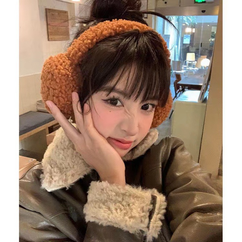 Winter Clothing Earmuffs - Paraorecchie in peluche minimalista in lana