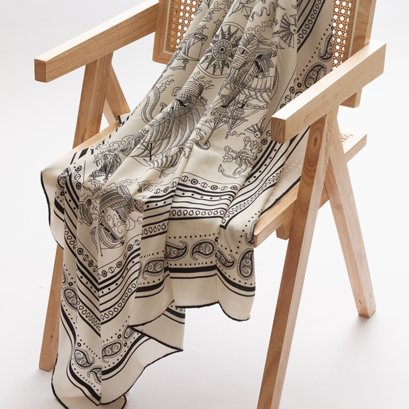 Warm Winter Clothing - Sciarpa di lana e seta Sciarpe