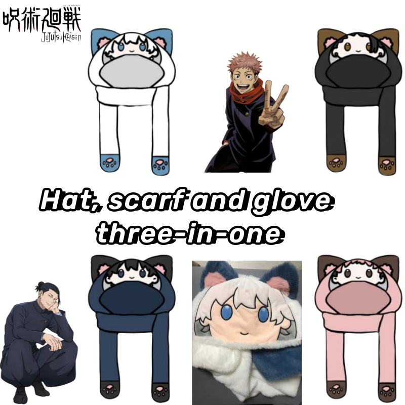 Nuovo Jujutsu Kaisen Gojo Sato - Winter Clothing Earmuffs recensione e prezzo