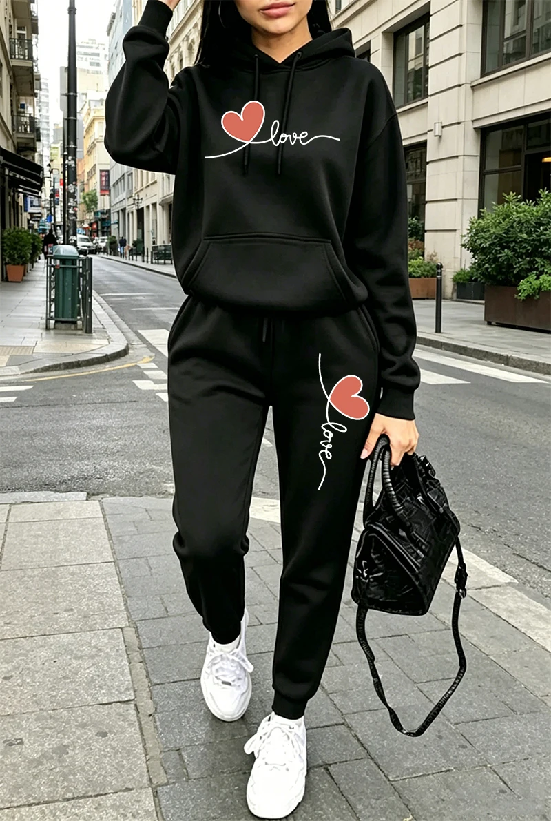 Tuta da donna con stampa, felp - Winter Clothing For recensione e prezzo